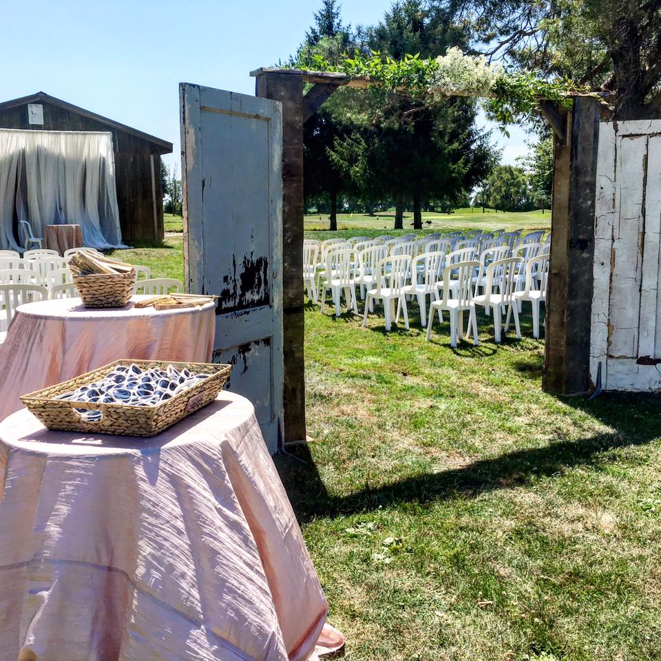 Outdoor Wedding on the Golf Course